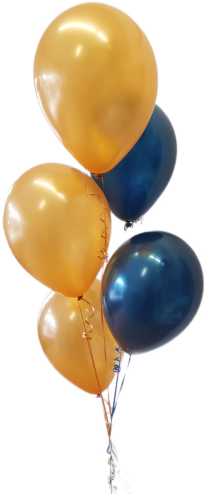(image for) 5 Balloon Table Bunch (Float Time 3+ Days)
