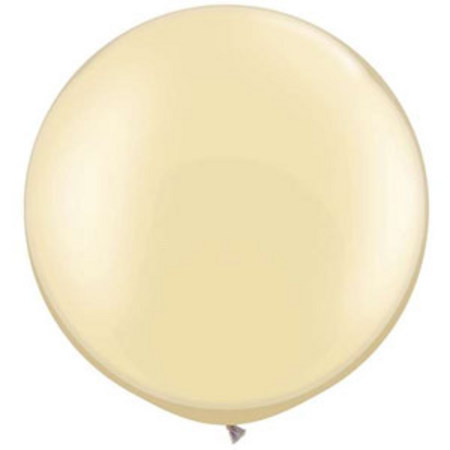 (image for) 60cm Round Latex ~ Ivory (Float time 3+ days) - Click Image to Close