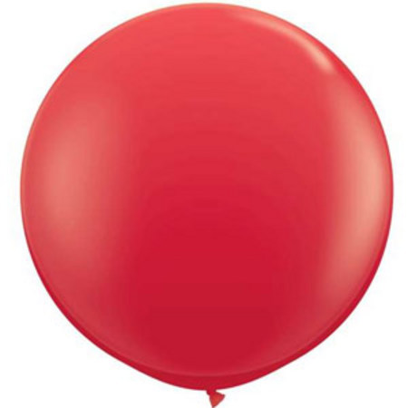 (image for) 60cm Round Latex ~ Ruby Red (Float time 3+ days)