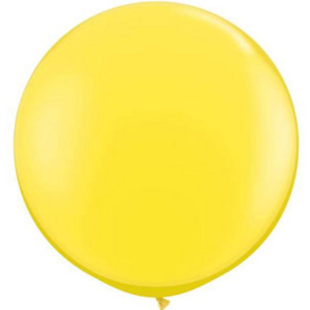 (image for) 60cm Round Latex ~ Yellow (Float time 3+ days)
