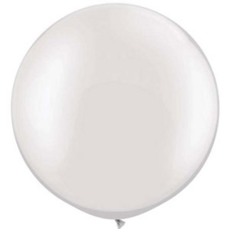 (image for) 60cm Round Latex ~ White (Float time 3+ days)